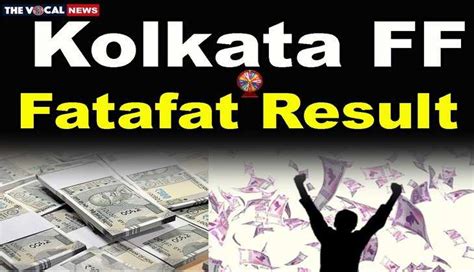 Kolkata FF Fatafat result 18.06.2021: Bazi timings, where, when .
